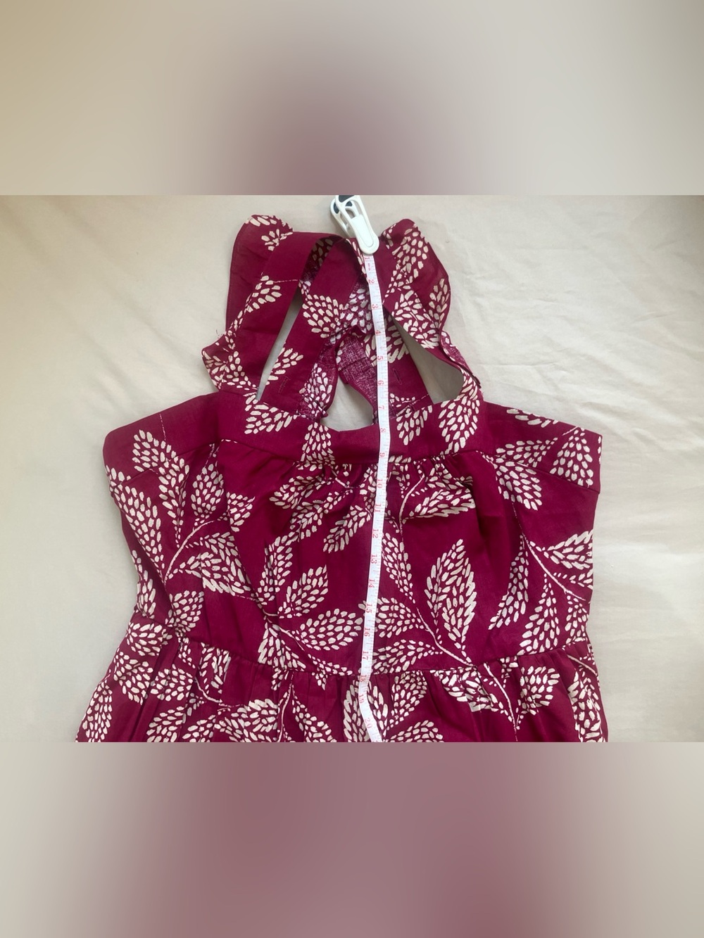 Torrid Belle Isle Cotton Linen Maxi Dress 00 Burgundy NWT - Picture 16 of 16